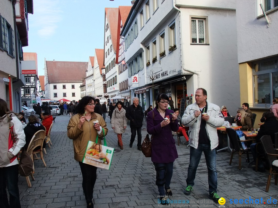 Verkaufsoffener Sonntag und Vernissage: Riedlingen, 10.03.2013