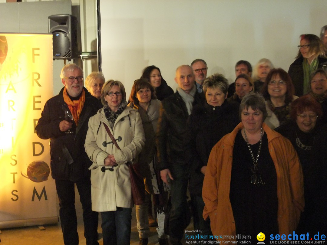 Kunstausstellung -  Artists for freedom: Ulm, 05.04.2013