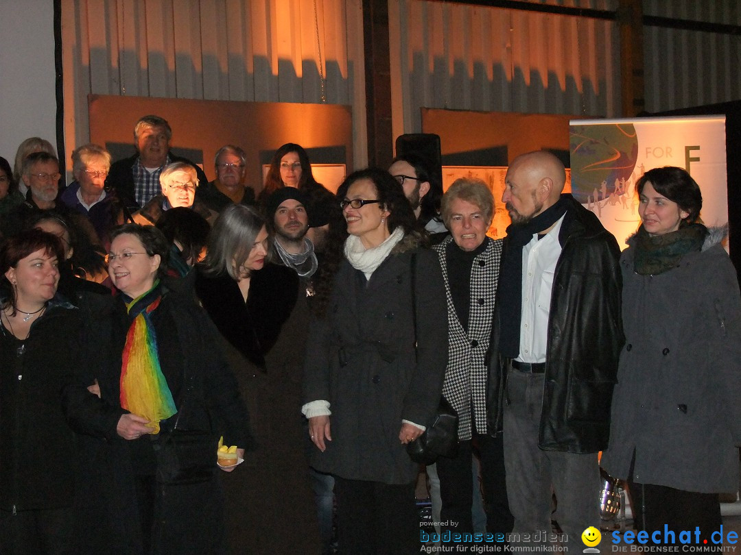 Kunstausstellung -  Artists for freedom: Ulm, 05.04.2013