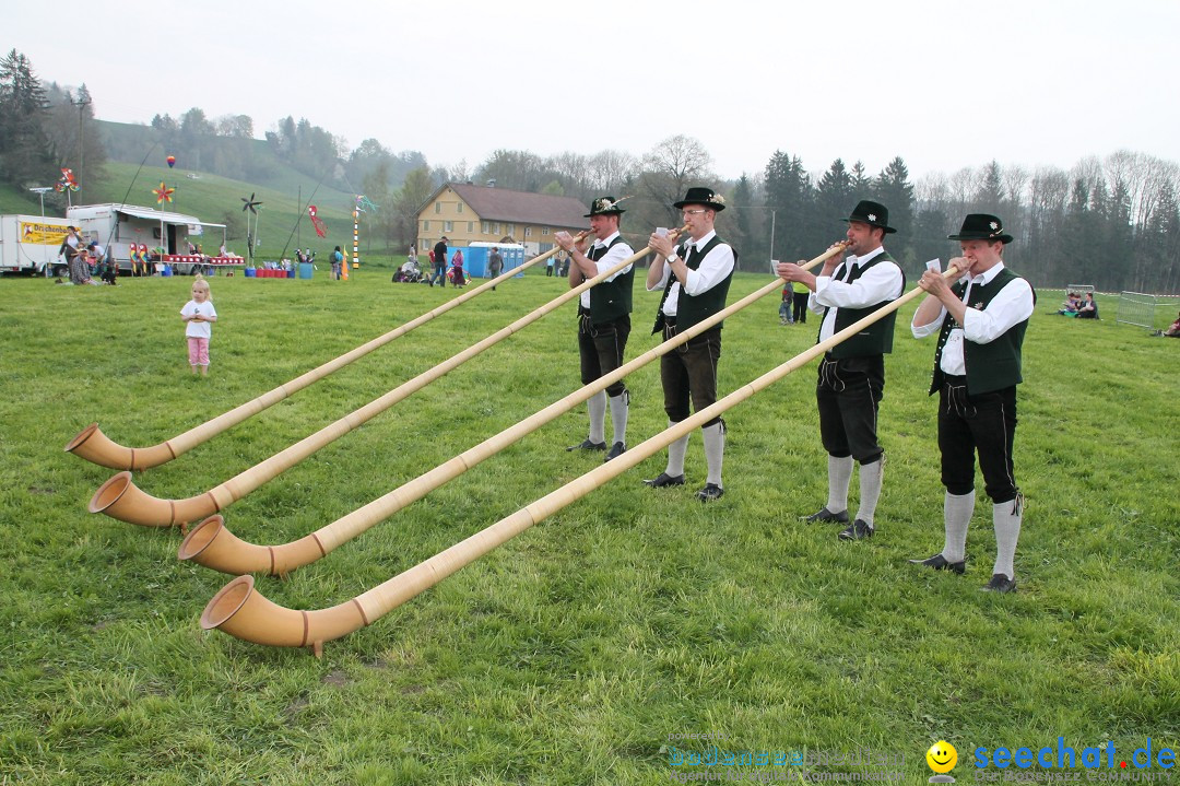 Eglofser Feuerzauber mit Ballongluehen: Eglofs - Wangen im Allgaeu, 01.05.2