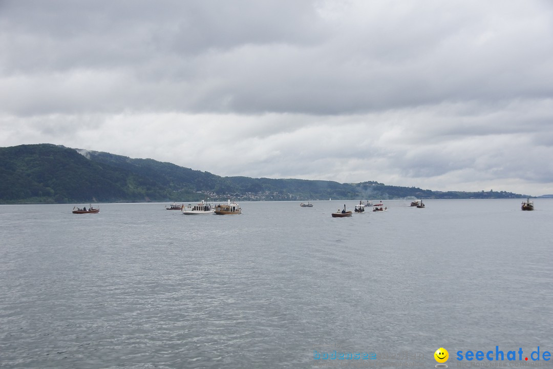 Dampfboot-Rennen: Bodman-Ludwigshafen am Bodensee, 01.06.2013