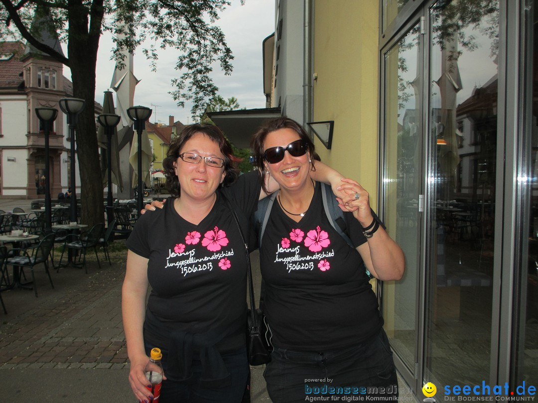 Junggesellenabschied J+D: Konstanz und Singen am Bodensee, 15.06.2013