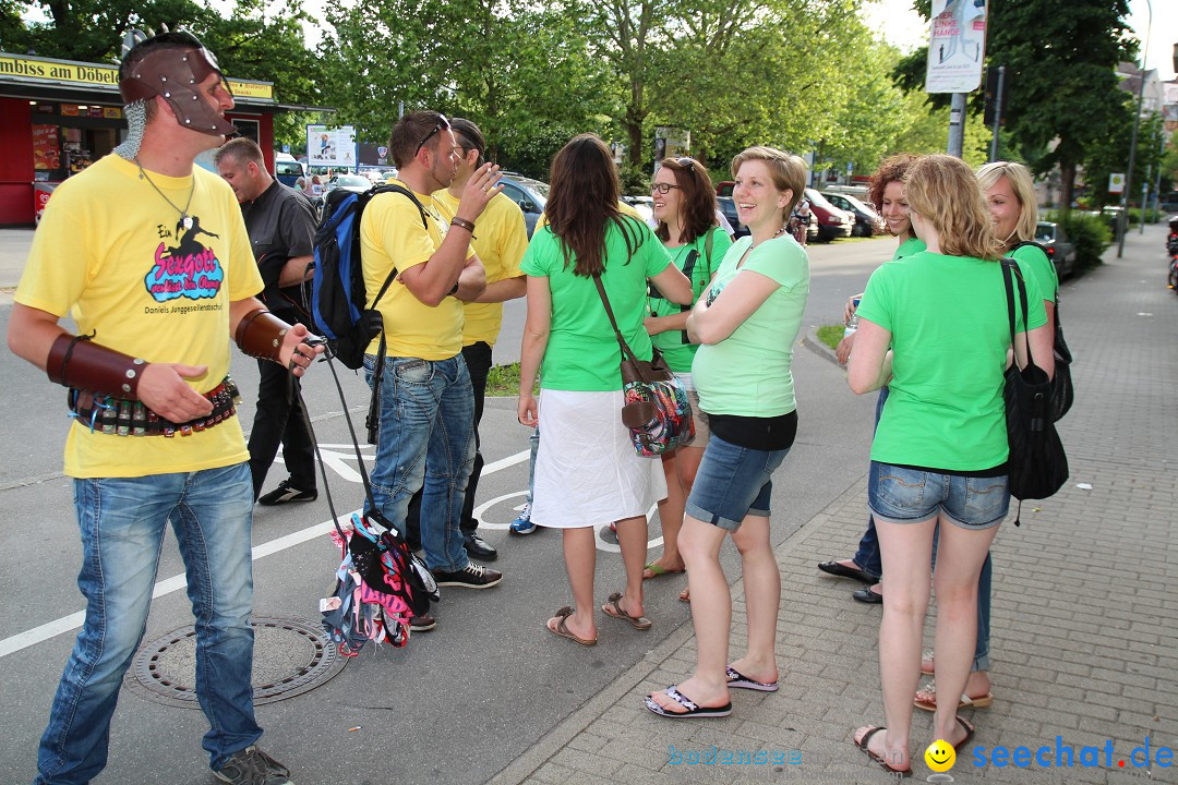 Junggesellenabschied J+D: Konstanz und Singen am Bodensee, 15.06.2013