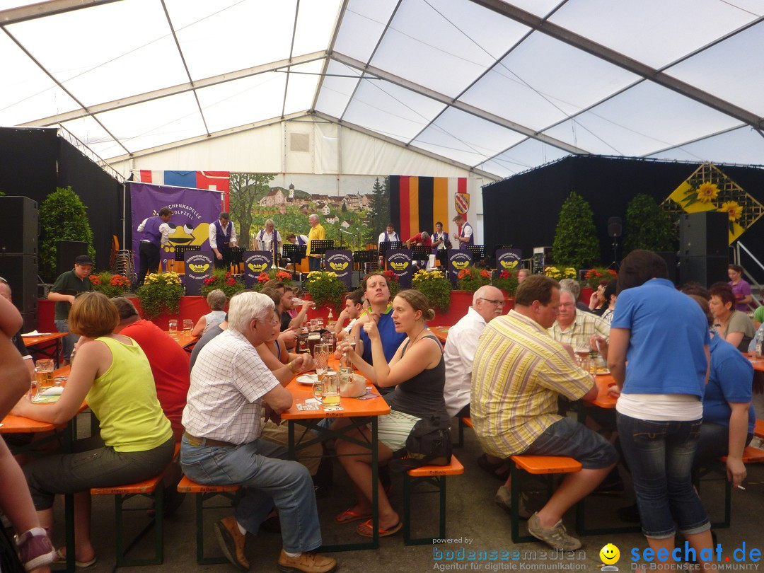 Feierabendhock mit der Froschen-Kapelle: Stockach am Bodensee, 17.06.2013