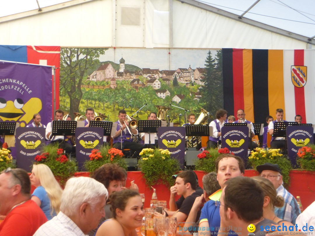 Feierabendhock mit der Froschen-Kapelle: Stockach am Bodensee, 17.06.2013