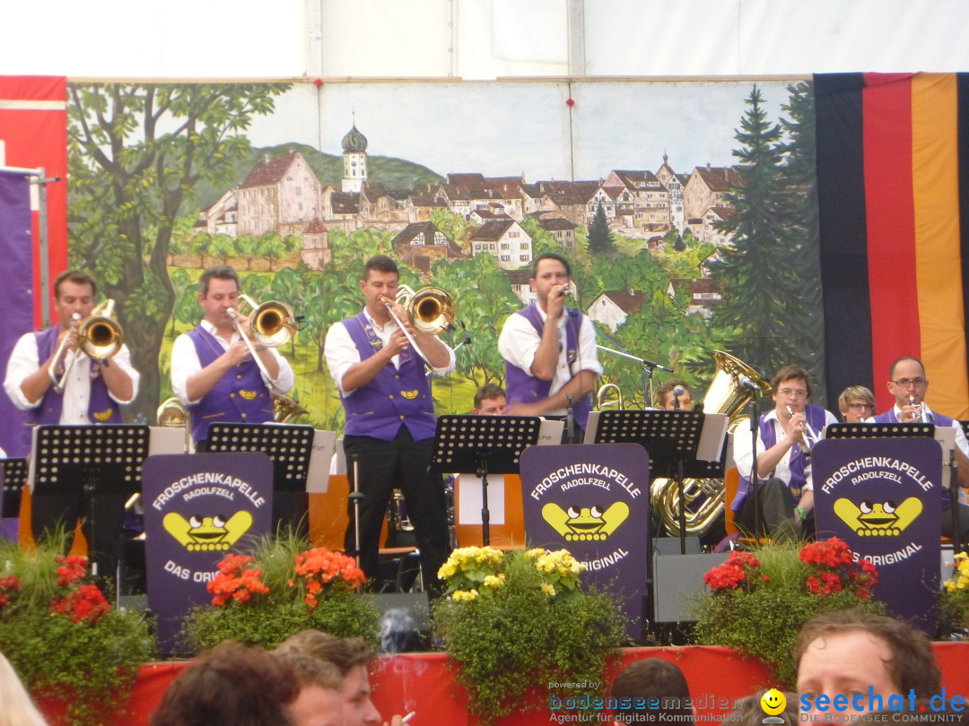 Feierabendhock mit der Froschen-Kapelle: Stockach am Bodensee, 17.06.2013