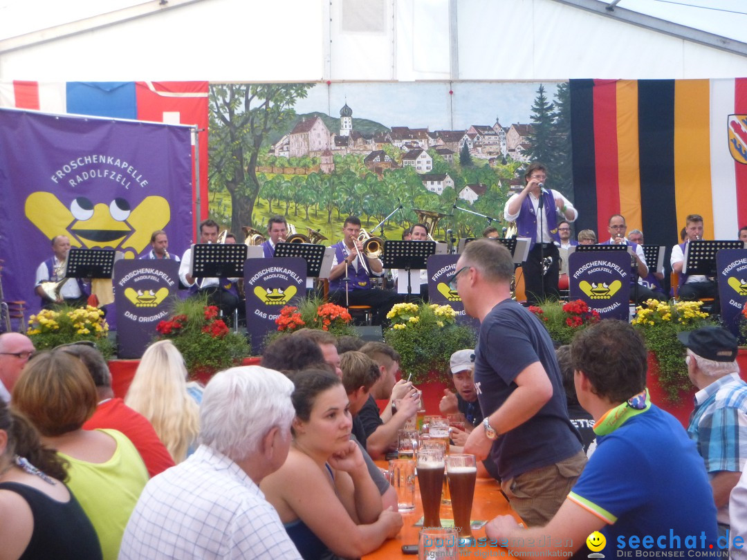 Feierabendhock mit der Froschen-Kapelle: Stockach am Bodensee, 17.06.2013