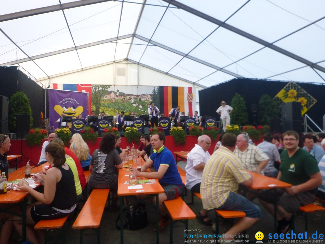 Feierabendhock mit der Froschen-Kapelle: Stockach am Bodensee, 17.06.2013