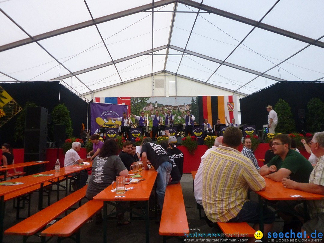 Feierabendhock mit der Froschen-Kapelle: Stockach am Bodensee, 17.06.2013