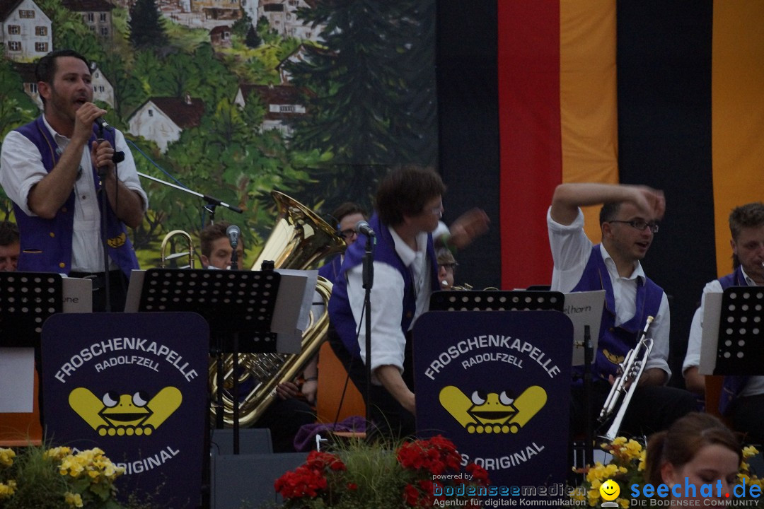 Feierabendhock mit der Froschen-Kapelle: Stockach am Bodensee, 17.06.2013