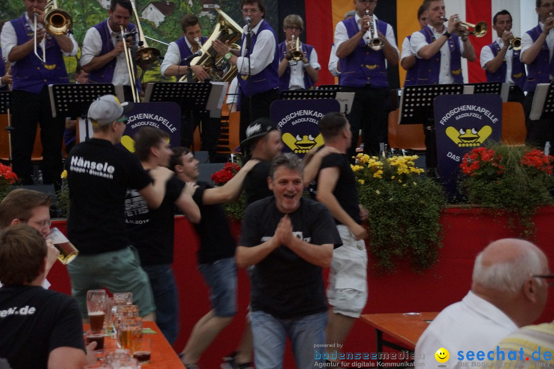 Feierabendhock mit der Froschen-Kapelle: Stockach am Bodensee, 17.06.2013