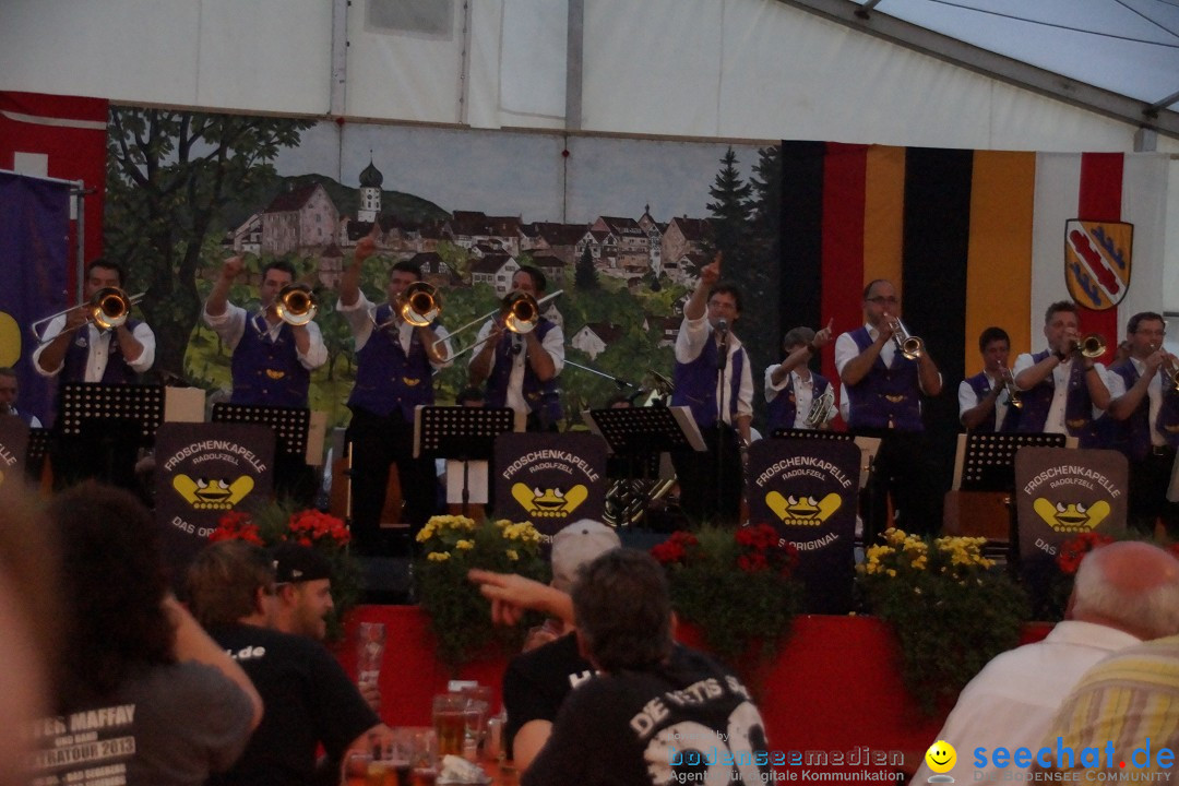 Feierabendhock mit der Froschen-Kapelle: Stockach am Bodensee, 17.06.2013