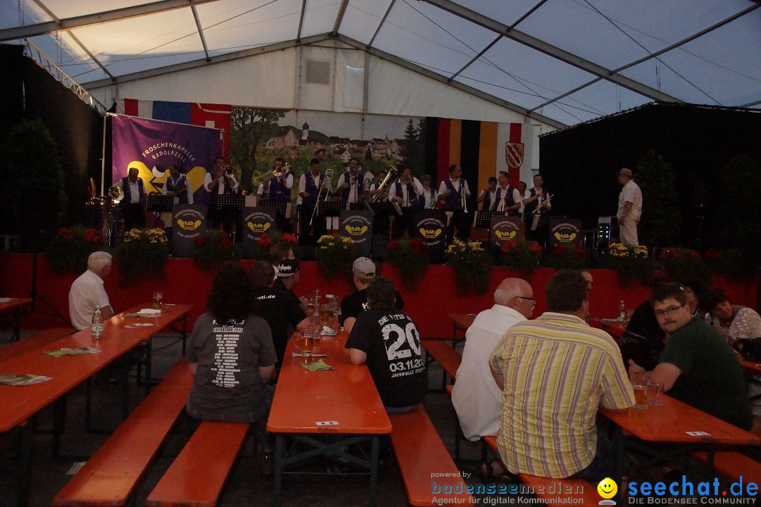 Feierabendhock mit der Froschen-Kapelle: Stockach am Bodensee, 17.06.2013