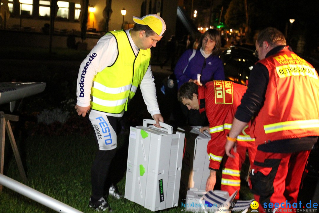 Weltrekordversuch Bodenseeumrundung mit Kanubike Extremsportler Schoffer: K