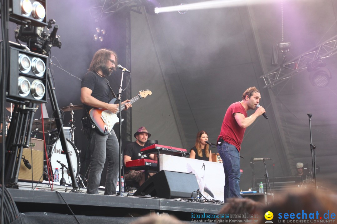 Silbermond + BOSSE: Schlossgarten Open-Air in Tettnang am Bodensee, 22.06.2