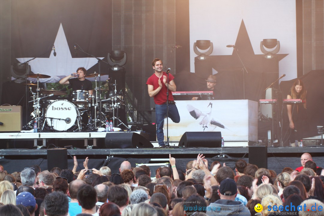 Silbermond + BOSSE: Schlossgarten Open-Air in Tettnang am Bodensee, 22.06.2