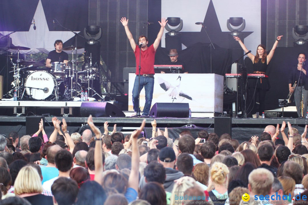 Silbermond + BOSSE: Schlossgarten Open-Air in Tettnang am Bodensee, 22.06.2