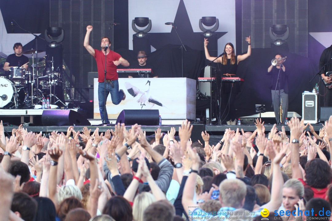 Silbermond + BOSSE: Schlossgarten Open-Air in Tettnang am Bodensee, 22.06.2