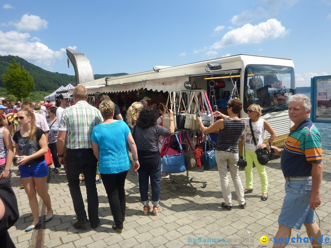 Hafenfest mit Flohmarkt: Ludwigshafen am Bodensee, 30.06.2013