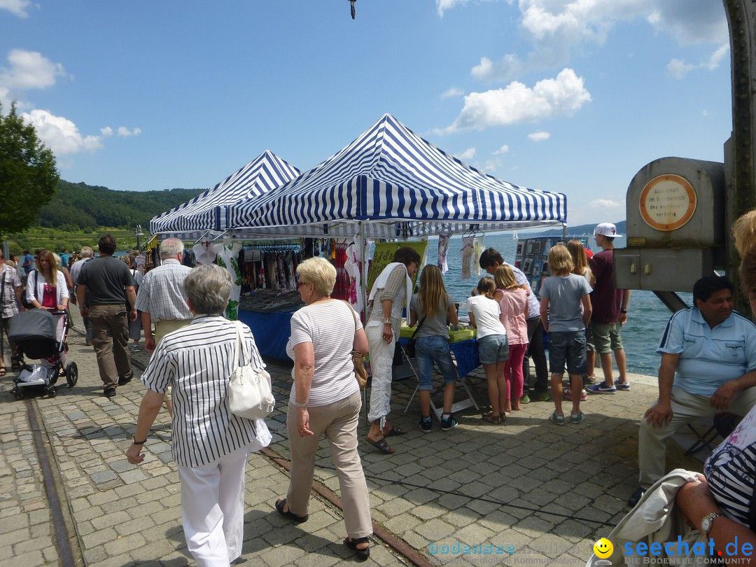 Hafenfest mit Flohmarkt: Ludwigshafen am Bodensee, 30.06.2013