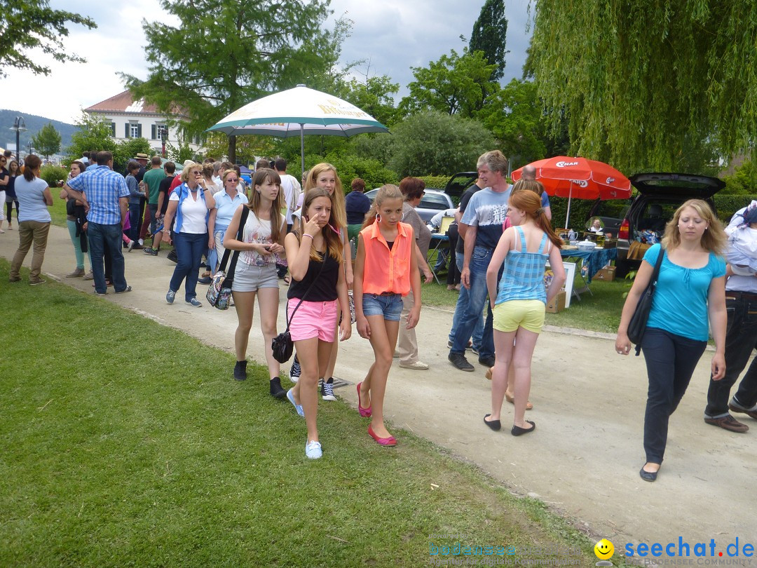 Hafenfest mit Flohmarkt: Ludwigshafen am Bodensee, 30.06.2013