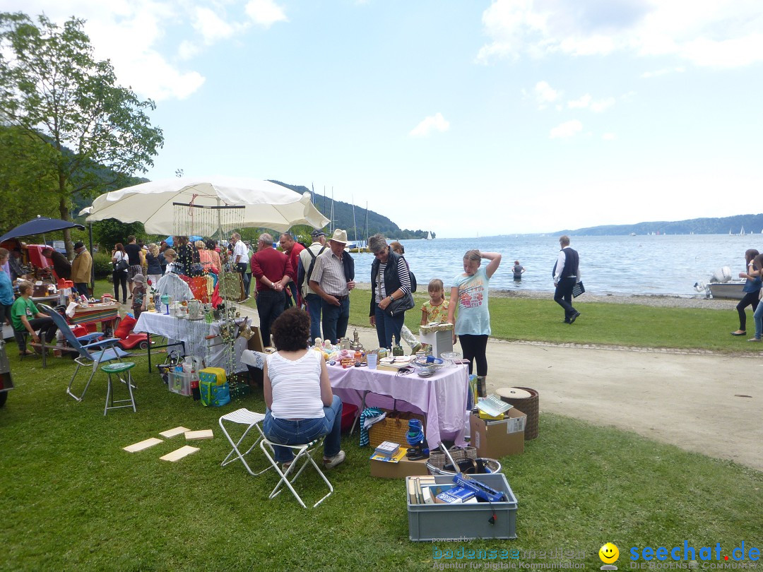 Hafenfest mit Flohmarkt: Ludwigshafen am Bodensee, 30.06.2013