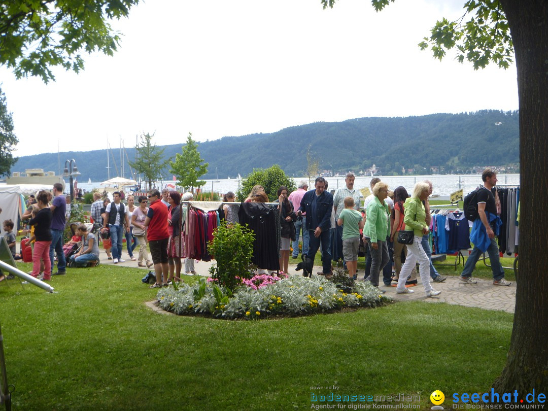 Hafenfest mit Flohmarkt: Ludwigshafen am Bodensee, 30.06.2013