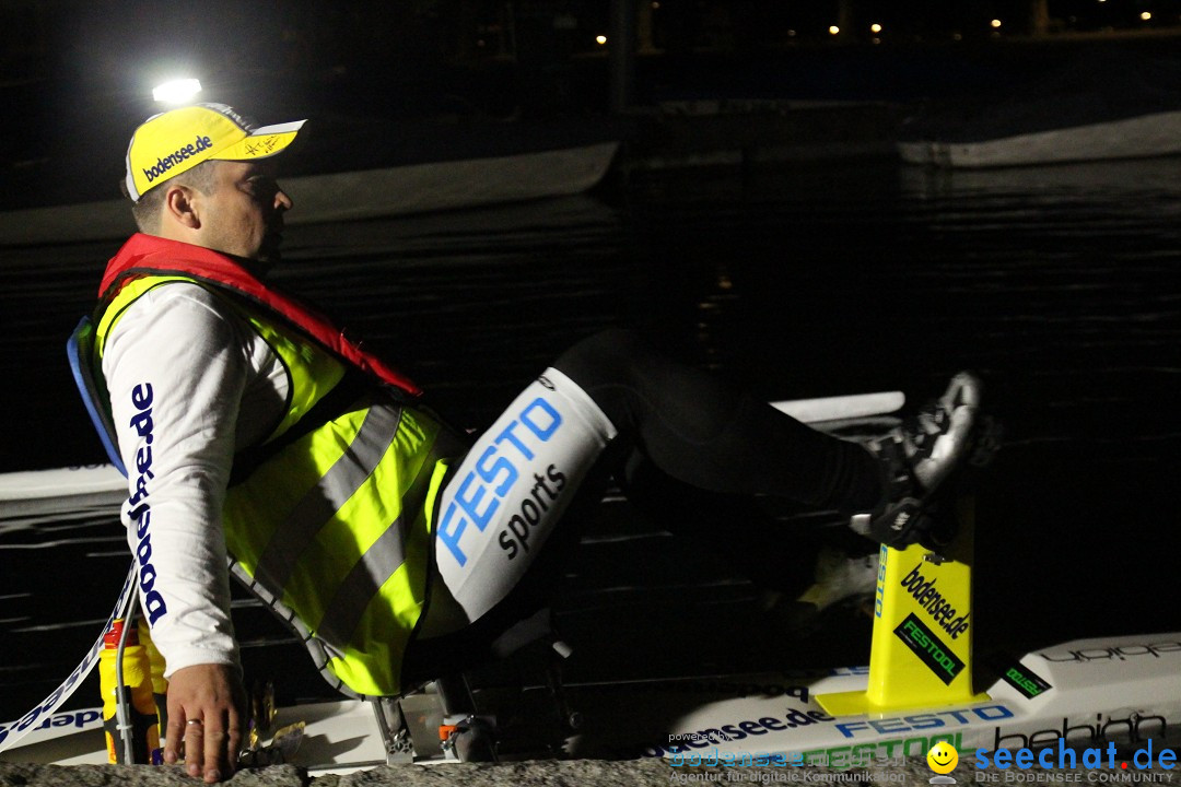 Weltrekordversuch Bodensee mit Kanubike - Ingo-Kai Schoffer: Konstanz, 05.0