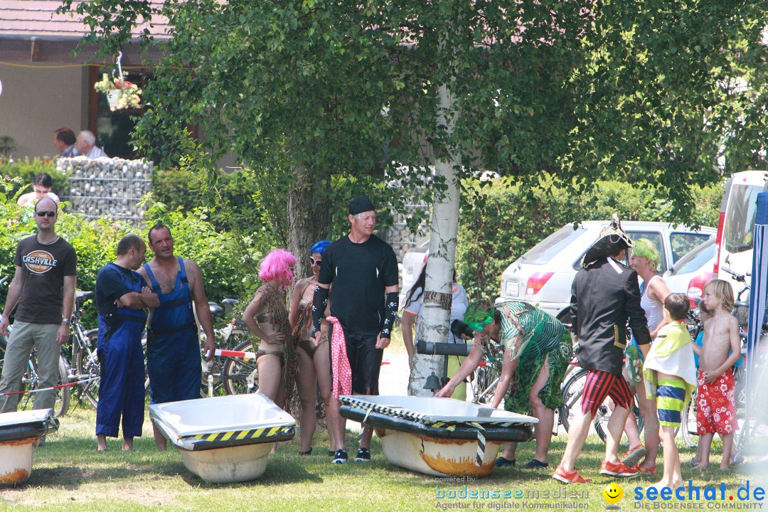 Badewannenrennen, Wasserburg am Bodensee, 13.07.2013