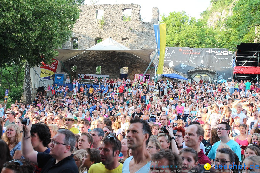 Lena + Glasperlenspiel am Hohentwielfestival: Singen, 18.07.2013