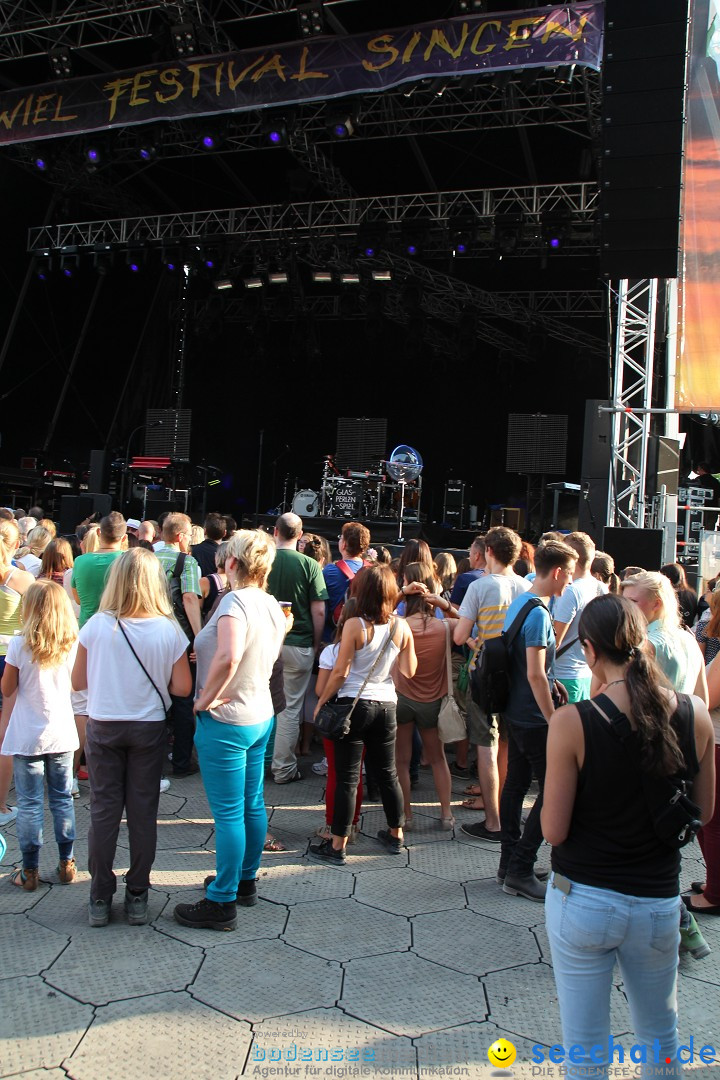 Lena + Glasperlenspiel am Hohentwielfestival: Singen, 18.07.2013