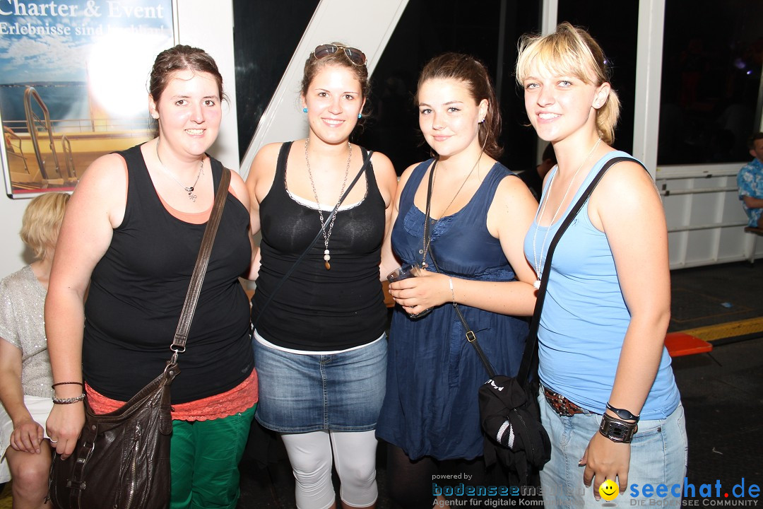 Summernight Partyschiff mit Ohlala: Friedrichshafen am Bodensee, 27.07.2013