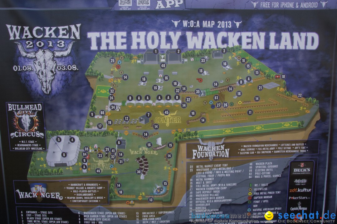 WACKEN W.O.A. Rammstein + Deep Purple: Wacken, 01.08.2013