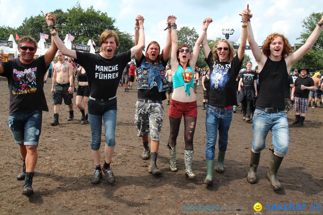 WACKEN W.O.A. Rammstein + Deep Purple: Wacken, 01.08.2013