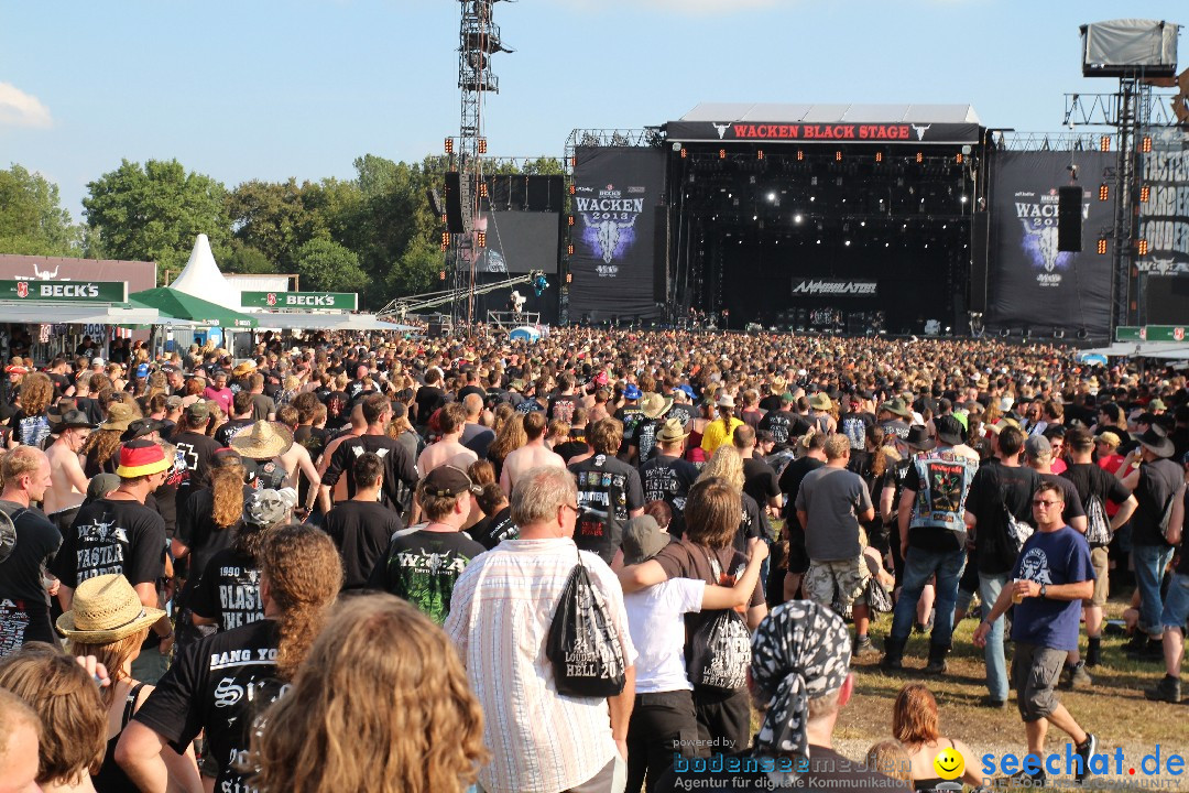 WACKEN W.O.A. Rammstein + Deep Purple: Wacken, 01.08.2013