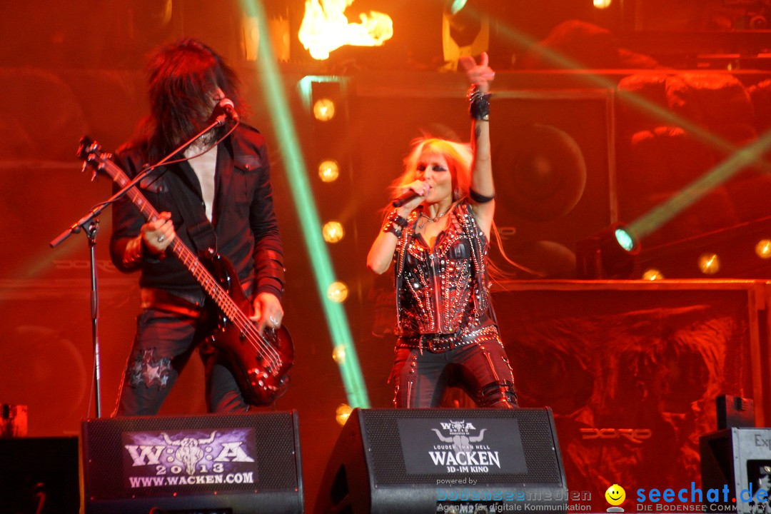 WACKEN Open Air 2013 W.O.A mit DORO: Wacken, 02.08.2013