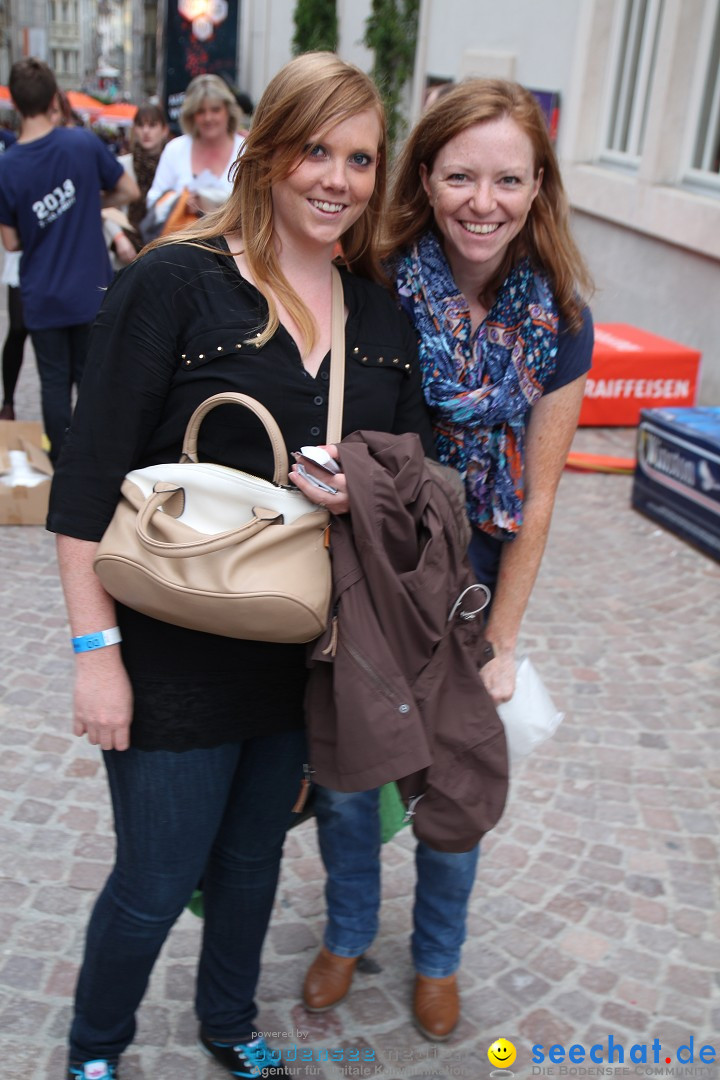 Stars in Town: 2CELLOS, LISSIE, KATIE MELUA: Schaffhausen, 08.08.2013