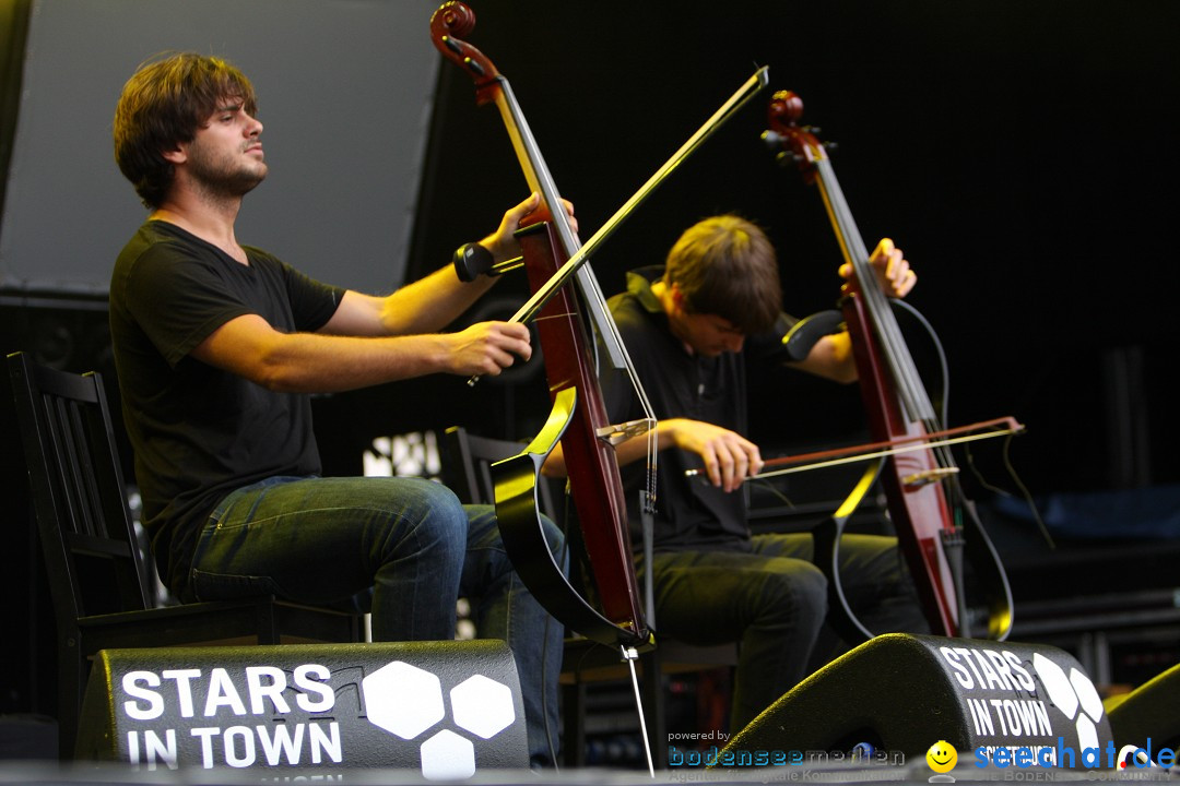 Stars in Town: 2CELLOS, LISSIE, KATIE MELUA: Schaffhausen, 08.08.2013