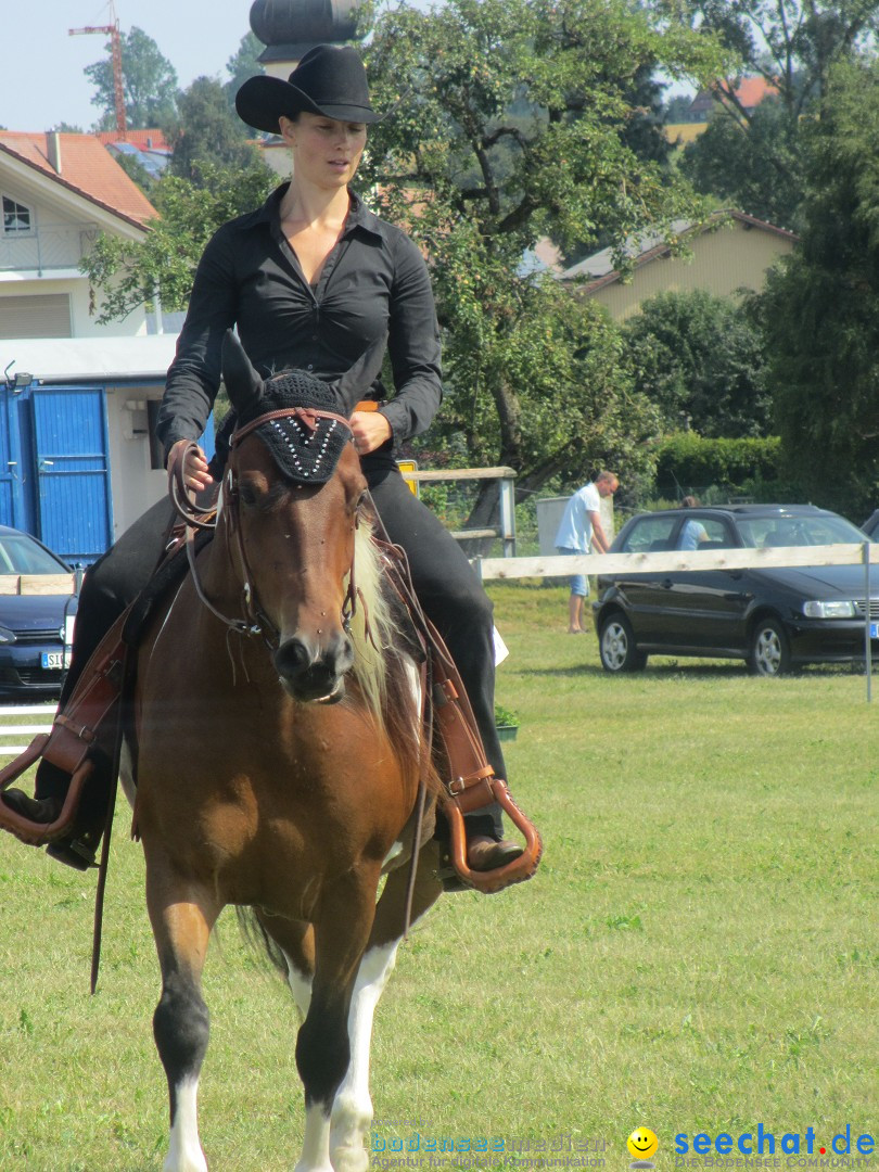 Westernreiter D-Turnier: Aach-Linz am Bodensee, 18.08.2013