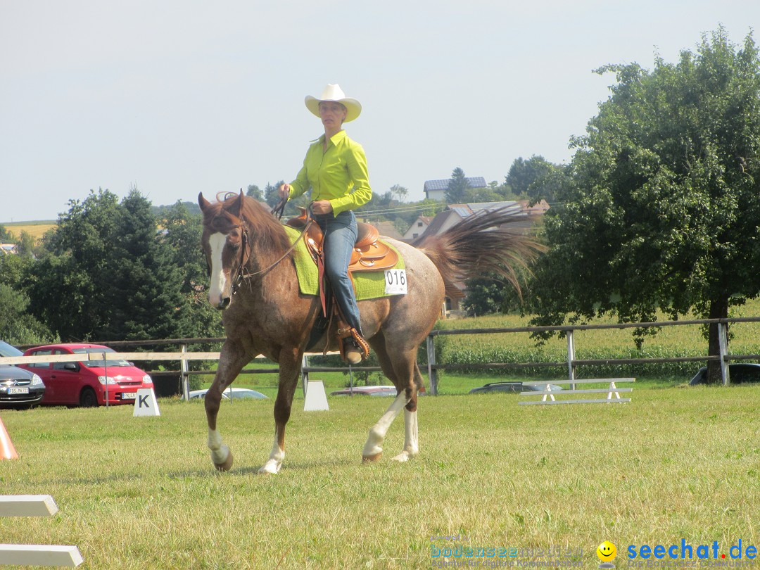 Westernreiter D-Turnier: Aach-Linz am Bodensee, 18.08.2013