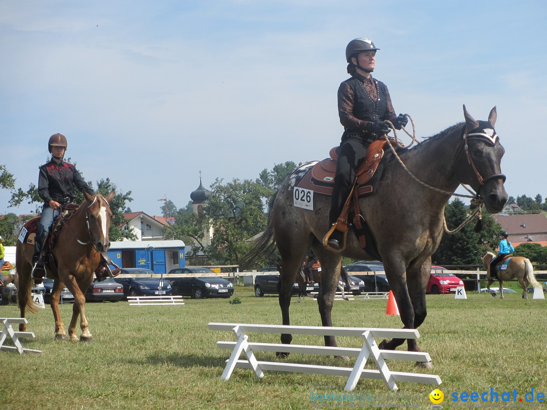 Westernreiter D-Turnier: Aach-Linz am Bodensee, 18.08.2013