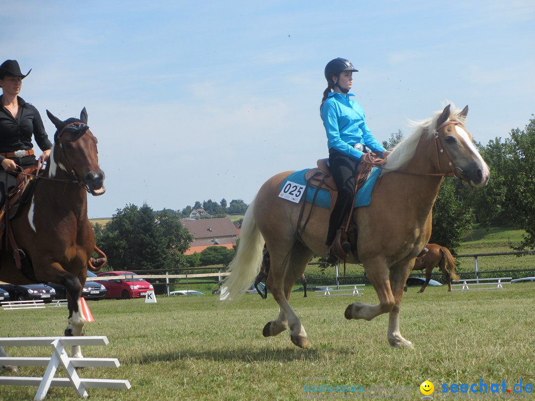 Westernreiter D-Turnier: Aach-Linz am Bodensee, 18.08.2013