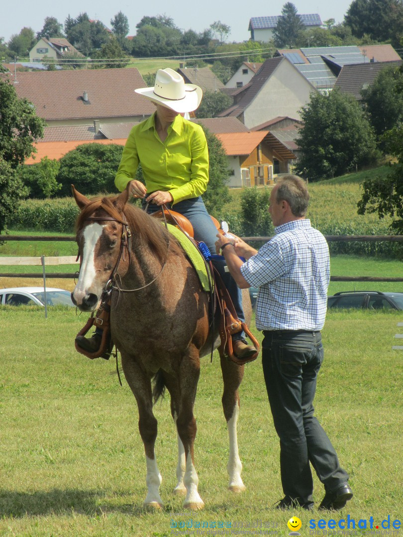 Westernreiter D-Turnier: Aach-Linz am Bodensee, 18.08.2013