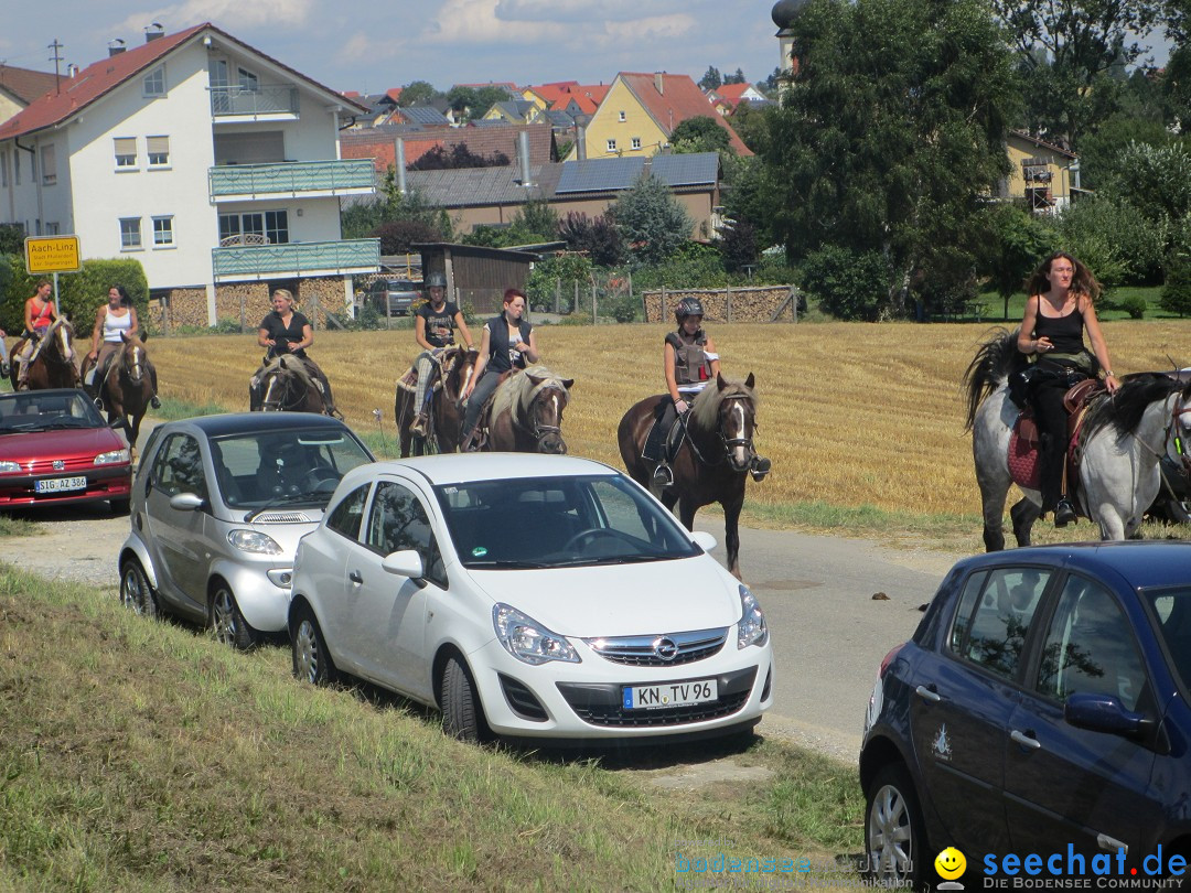 Westernreiter D-Turnier: Aach-Linz am Bodensee, 18.08.2013