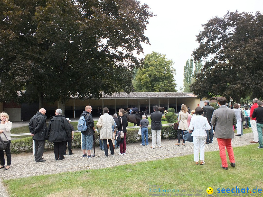 Pferderennen auf Galopprennbahn Iffezheim: Baden-Baden, 25.08.2013