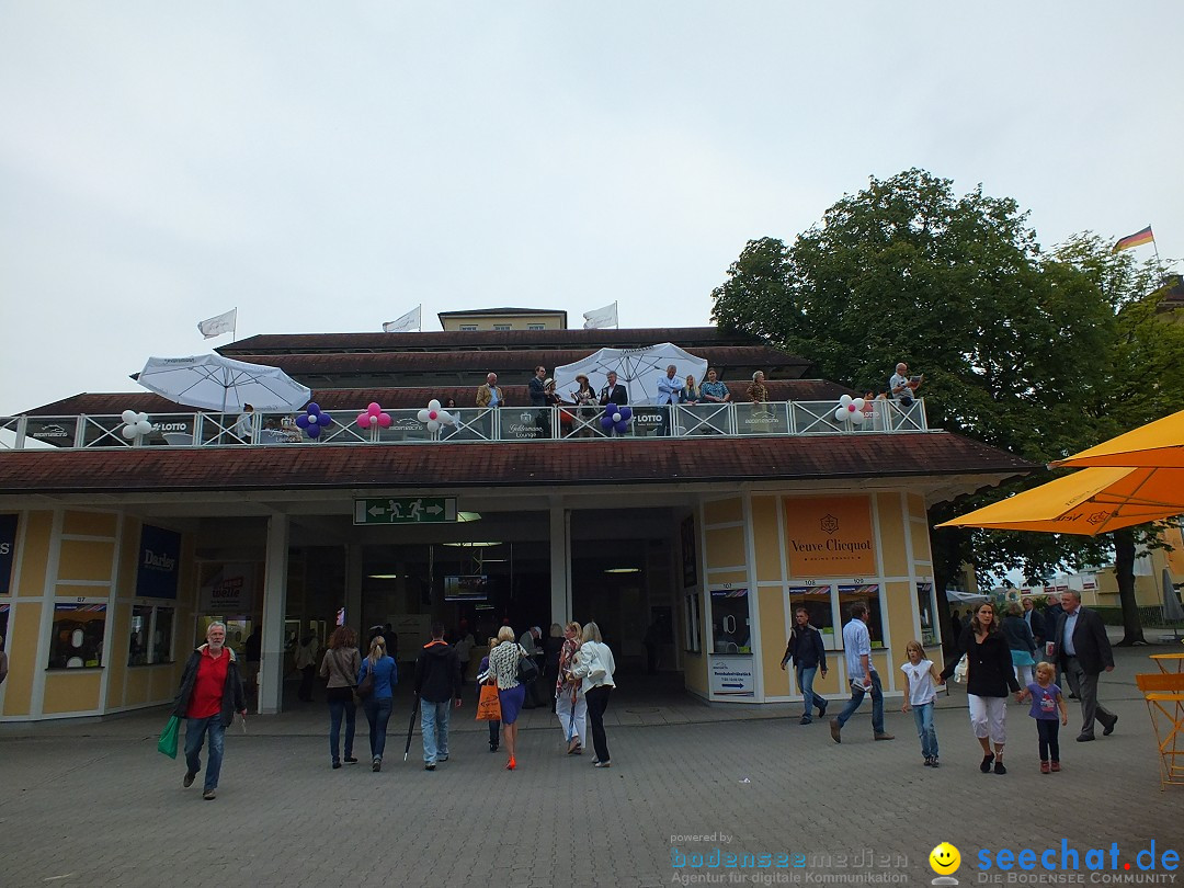 Pferderennen auf Galopprennbahn Iffezheim: Baden-Baden, 25.08.2013