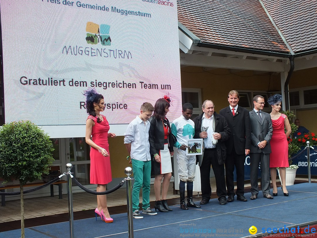 Pferderennen auf Galopprennbahn Iffezheim: Baden-Baden, 25.08.2013