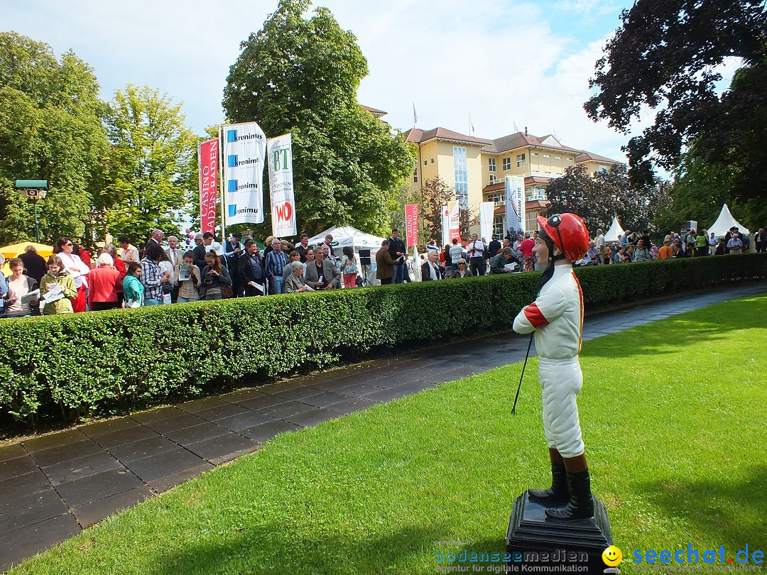 Pferderennen auf Galopprennbahn Iffezheim: Baden-Baden, 25.08.2013