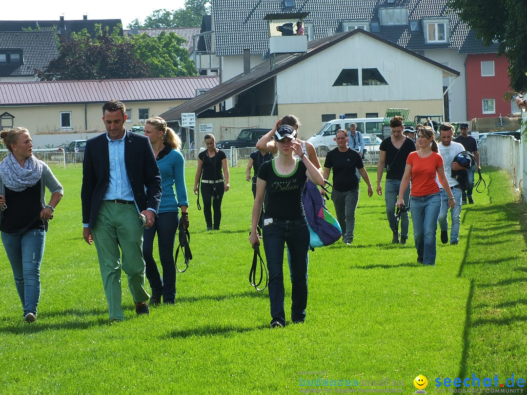 Pferderennen auf Galopprennbahn Iffezheim: Baden-Baden, 25.08.2013