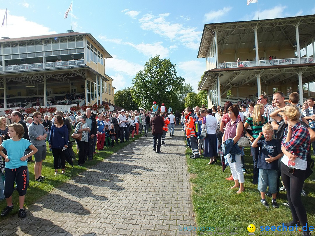 Pferderennen auf Galopprennbahn Iffezheim: Baden-Baden, 25.08.2013